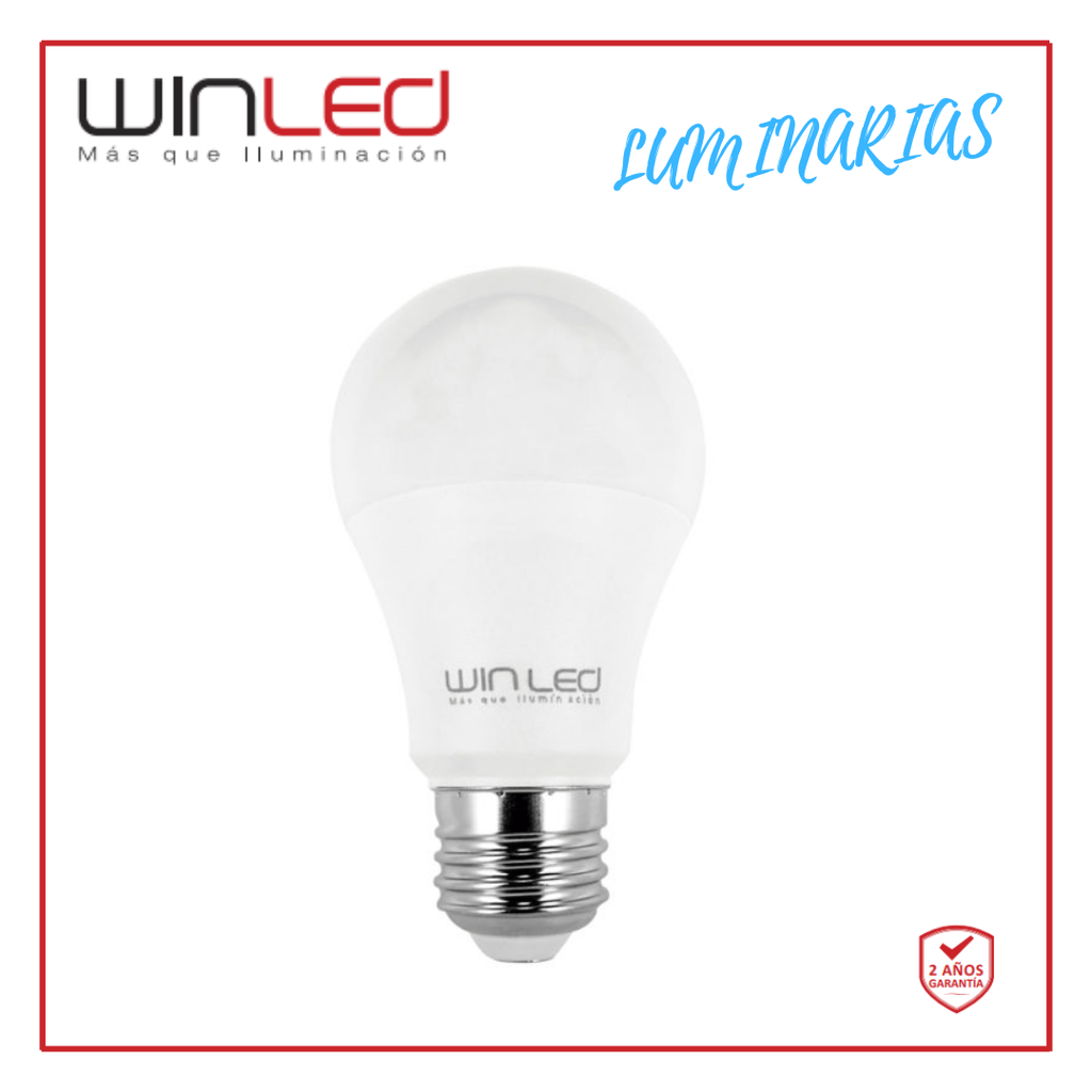 WIN- LÁMPARA LED BULBO E26 10W BLANCO CÁLIDO
