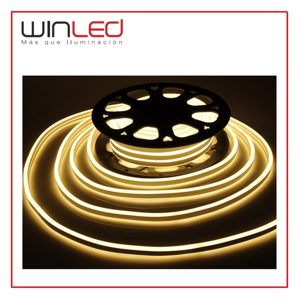 WIN- MANGUERA LED NEON 2835 25M BLANCO CALIDO