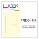 [PTI150-MR] LCK- BOTÓN TIMBRE 3 MÓDULOS MARFÍL