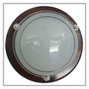 GEN- LÁMPARA TIPO PLAFÓN LISO C/POSTES CAFE