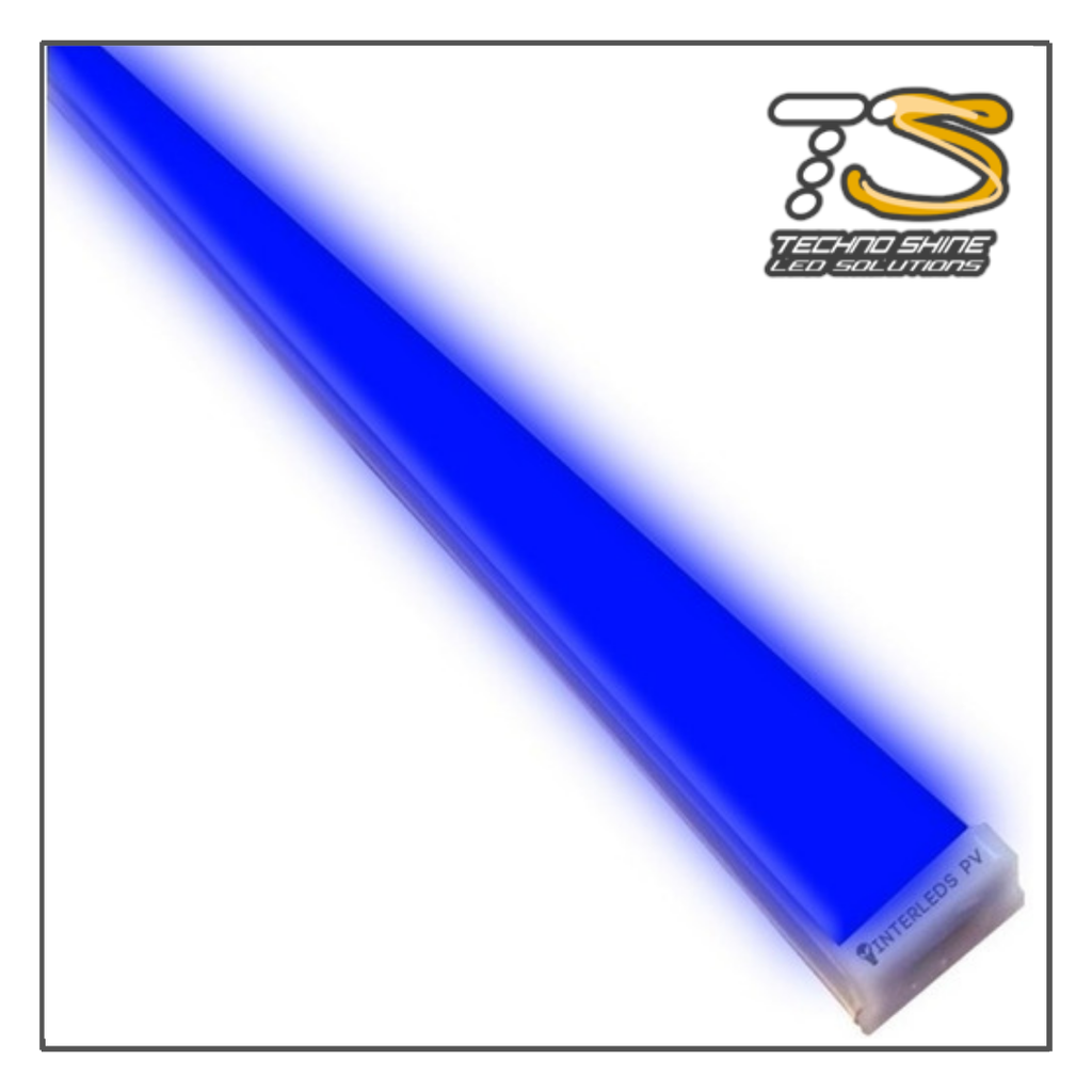 TSH- T8 NEÓN INTEGRADO PLASTICO 1.2 M 18W AZUL