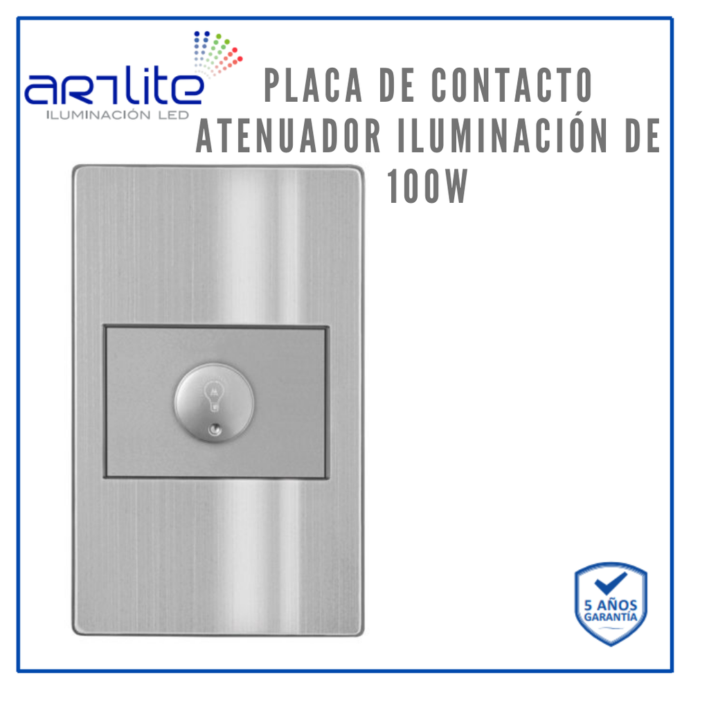 [APL-111] INN- PLACA CONTACTO ATENUADOR 100W 127V GRIS