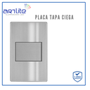 INN- PLACA TAPA CIEGA ACERO INOX GRIS