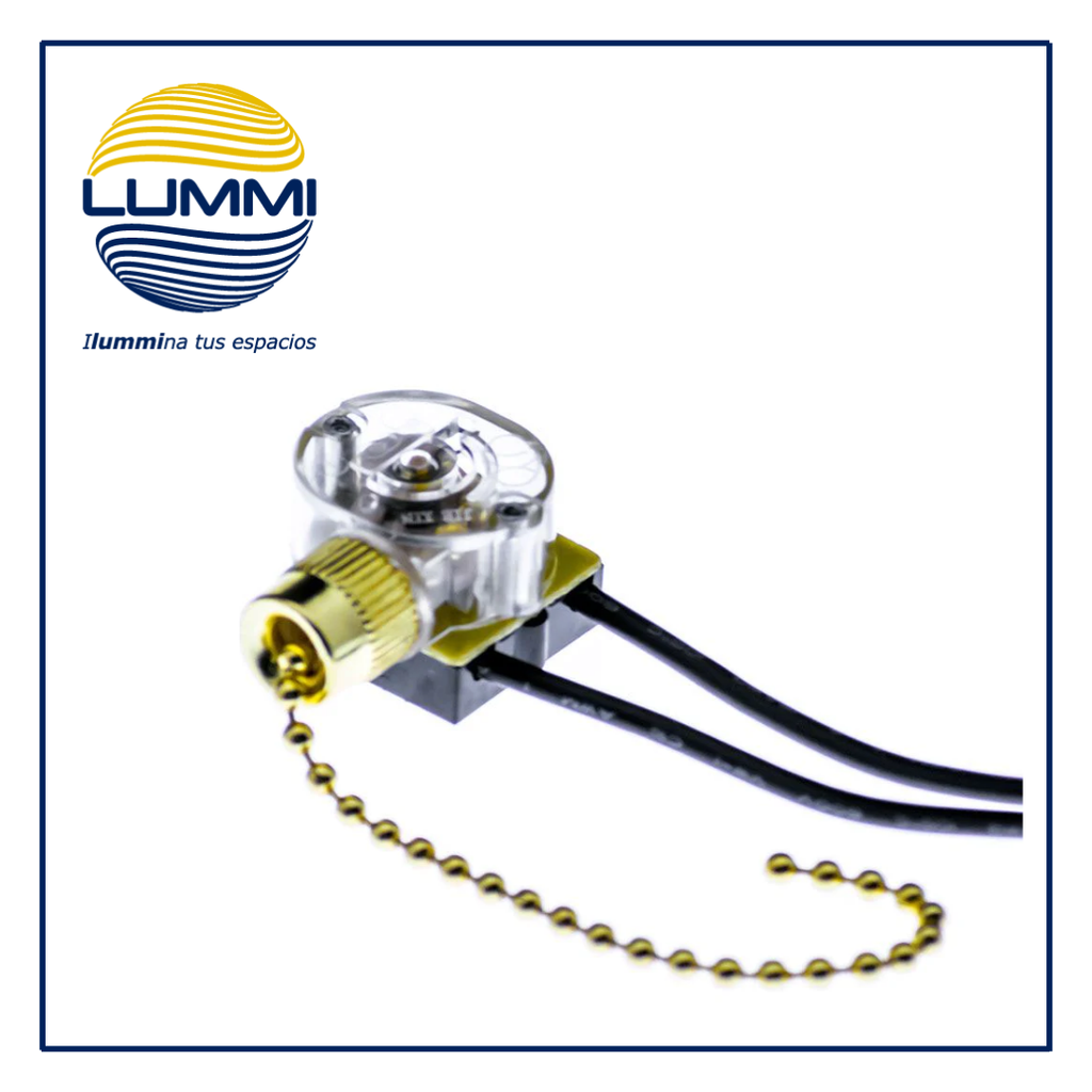 LUM- INTERRUPTOR CON CADENA Y CABLES