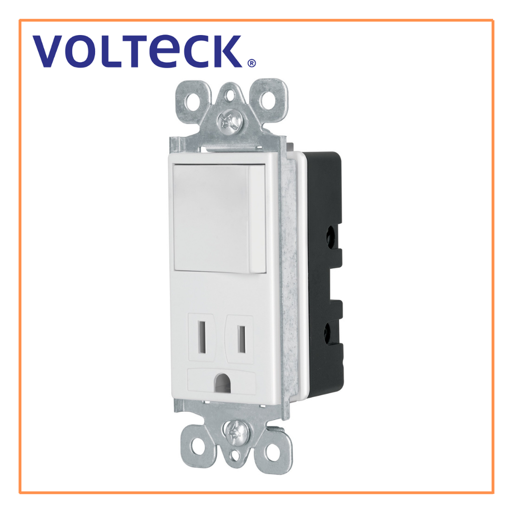 TRU- INTERRUPTOR SENCILLO+ CONTACTO LINEA CLASSIC, VOLTECH