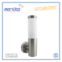 INN- LUMINARIA PARED CILINDRO ACERO INOX E26