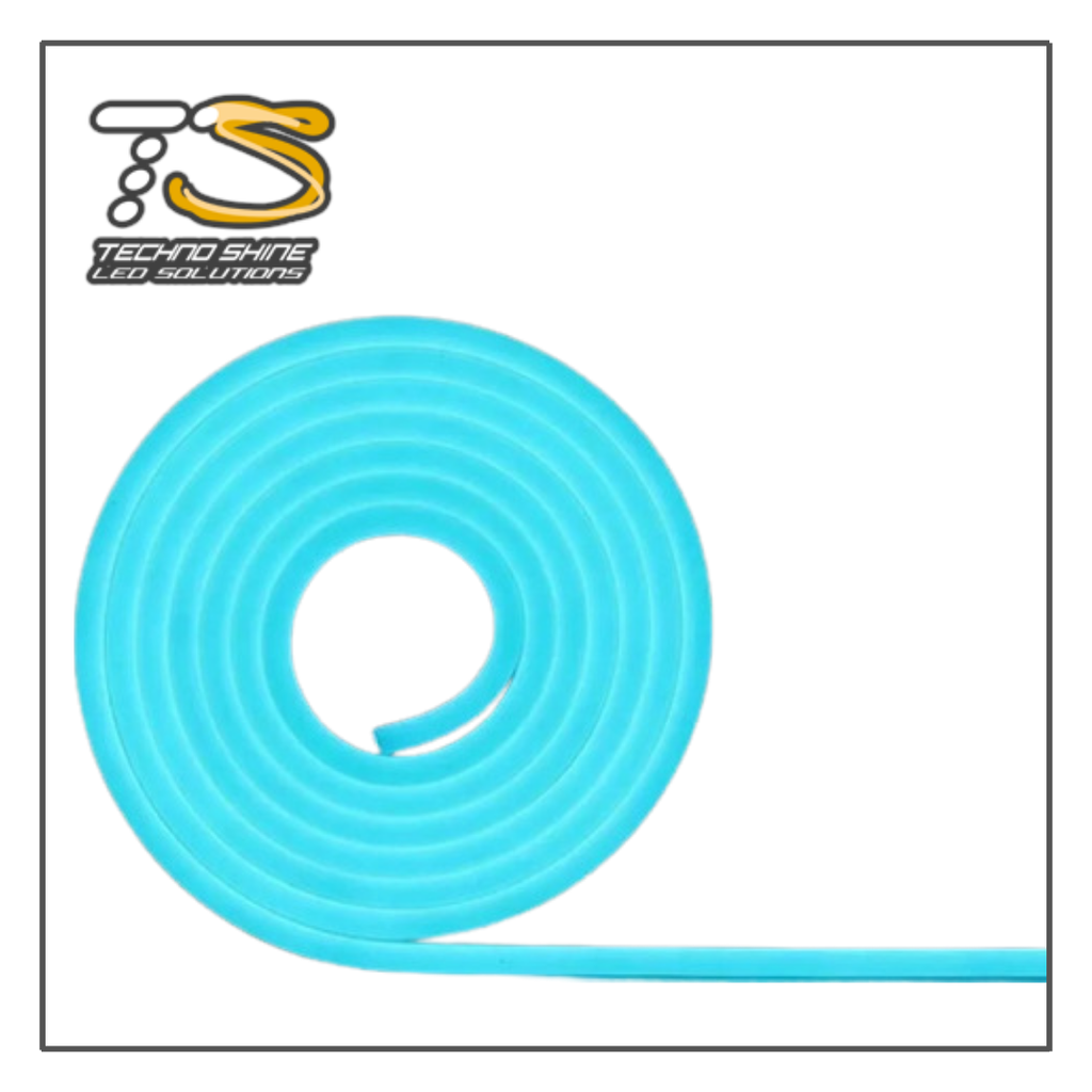 TSH- BLISTER LED NEÓN 5M 12V ICE BLUE 1M