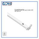 AKS- LUMINARIO PARA 2 TUBOS LED 1.2M