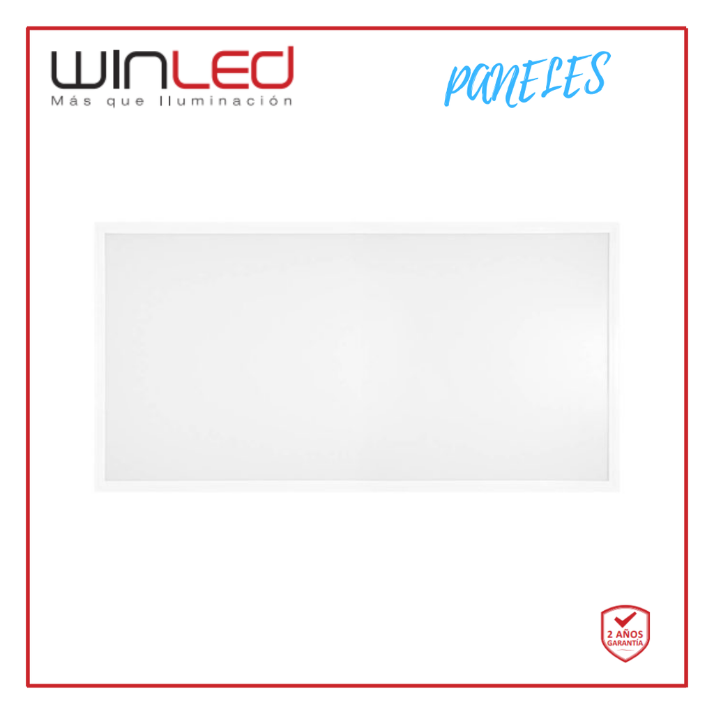 WIN- PANEL LED RECTANGULAR EMPOTRABLE BLANCO FRIO