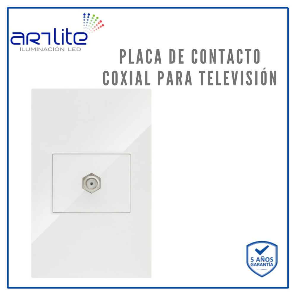 [APL-210] INN- PLACA CONTACTO TELEVISION BCO