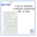 [APL-211] INN- PLACA CON MODULO ATENUADOR 100W 127V BCO