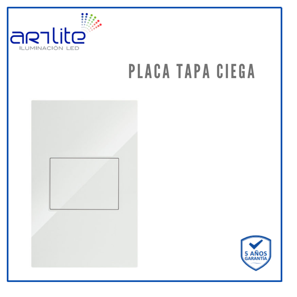 INN- PLACA TAPA CIEGA BCO