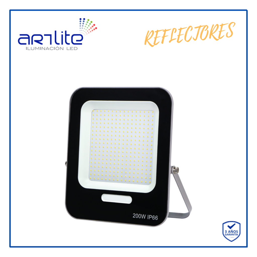 INN- REFLECTOR LED SMD CUADRADO SLIM 200W BF