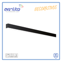 INN- DECORATIVO COLGANTE LED LINEAL 45W 1.2M ALUMINIO NEGRO BLANCO FRÍO