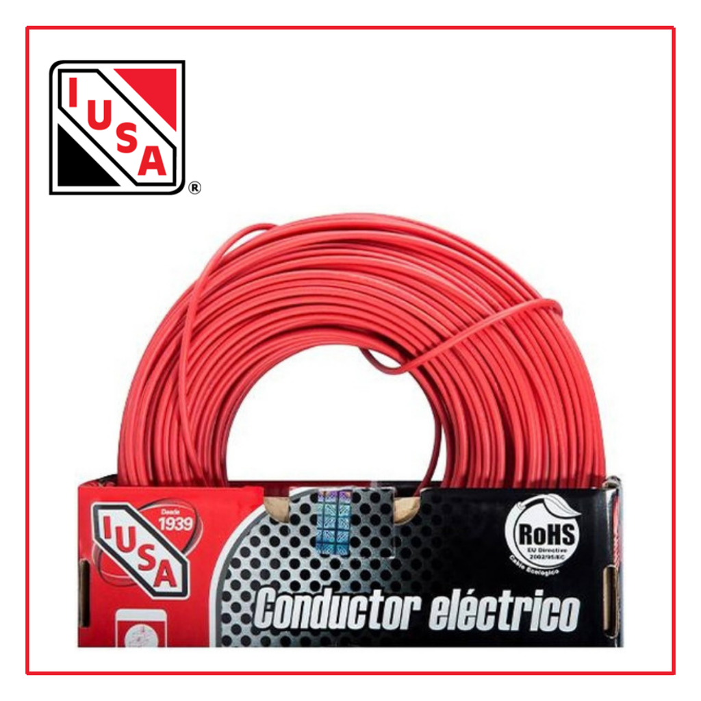 IUS- 100m CABLE THHW-LS #12 ROJO