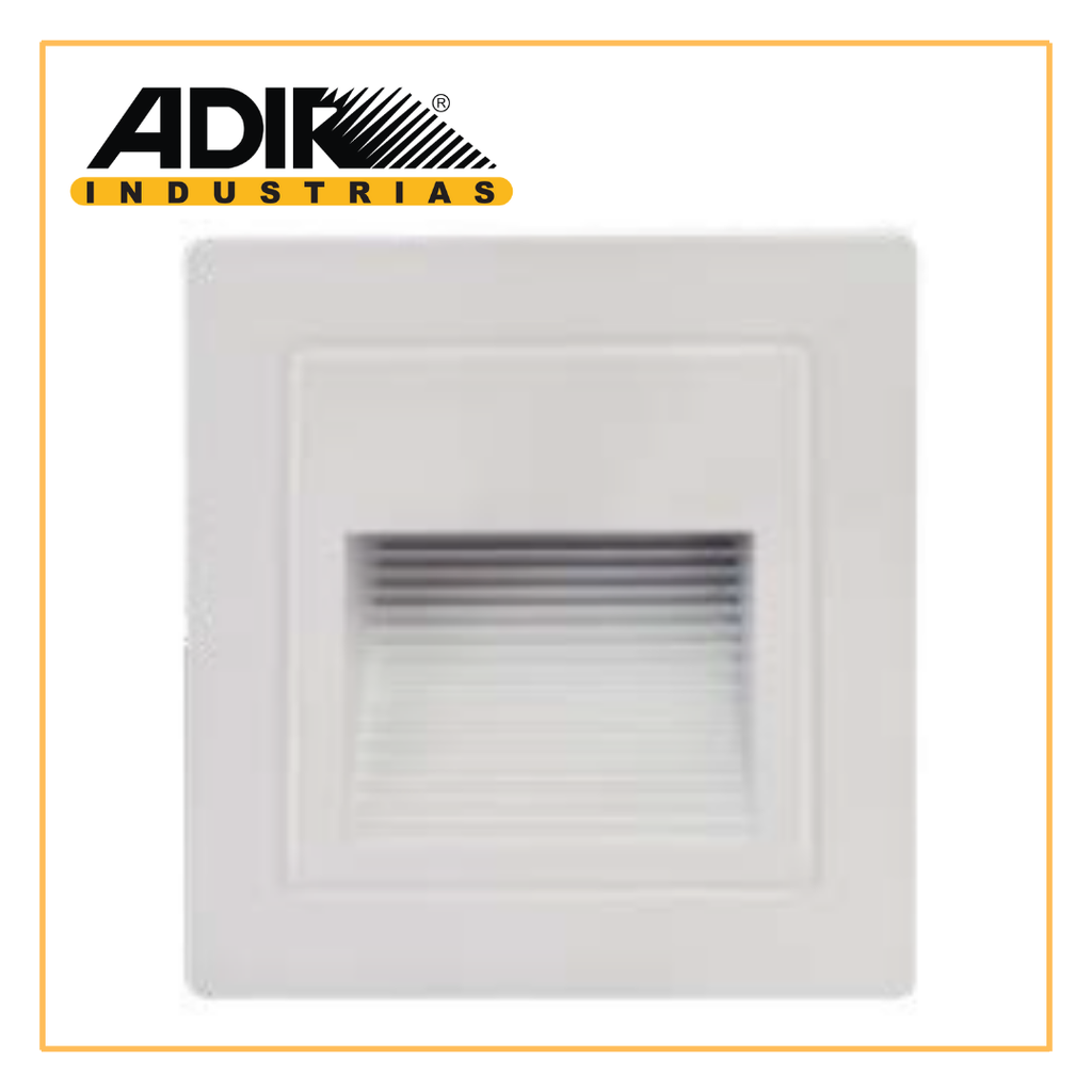 ADI- LUMINARIA LED EMP P/ESCALERA ALBANY 3W CALIDO