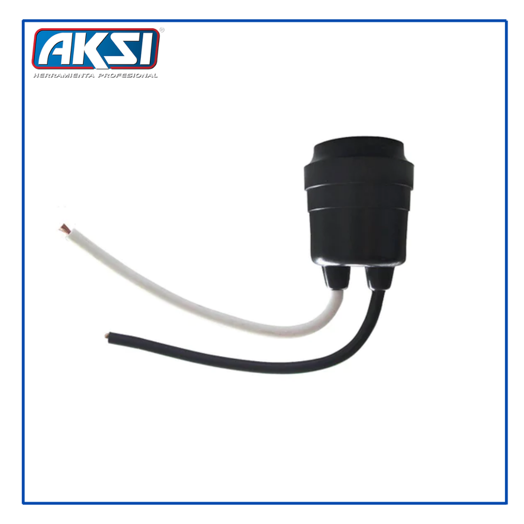 AKS- PORTALÁMPARA DE HULE CON CABLE PVC