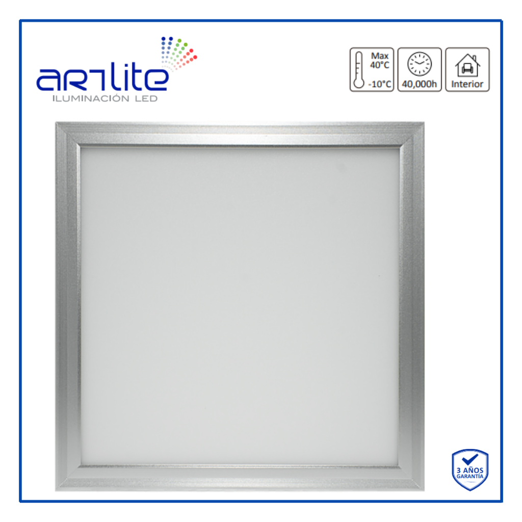 INN- PANEL LED CUADRADO SLIM 30X30CM 25W BF