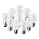 FULL- 10pz Foco Vintage 1w Luz Cálida Rosca Normal E26 - E27 S14