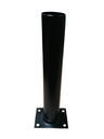 SOPORTE NEGRO PARA ILUMINARIO (1.5X25CM) CON BASE DE FIJACION