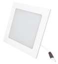 AKS- LUMINARIO EMPOTRABLE CUADRADO, 6w LUZ FRIA