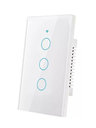 AKS - PLACA INTERRUPTOR APAGADOR INTELIGENTE WIFI, 3 APAGADORES