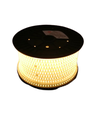 50m - MANGUERA LED 350W SMD2835 120 LEDS/m C/ 3 CLAVIJAS  Y CLIPS LUZ CALIDA