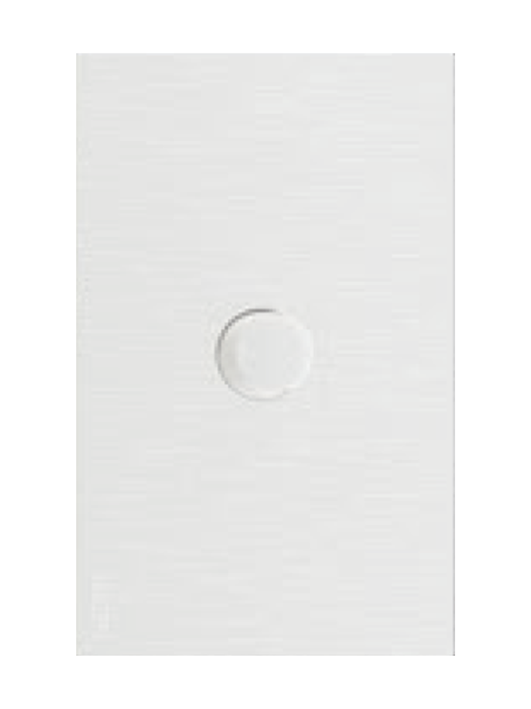 LCK - PLACA PLACA CON DIMMER FLAT BLANCO