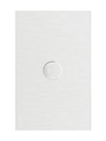 LCK - PLACA PLACA CON DIMMER FLAT BLANCO