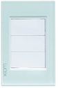 LCK- PLACA CIEGA CRISTAL CRISTAL BLANCO