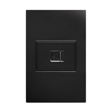 APL-308 PLACA CONTACTO TELEFONICO NEGRO
