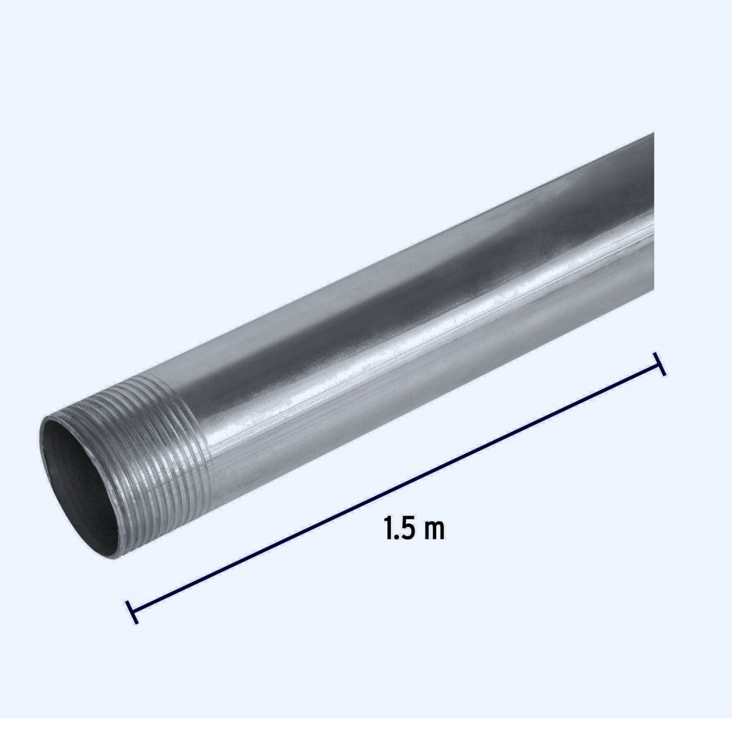 TRU- TUBO CONDUIT GALVANIZADO PARA MUFA 1-1/4 1.5M VOLTECK