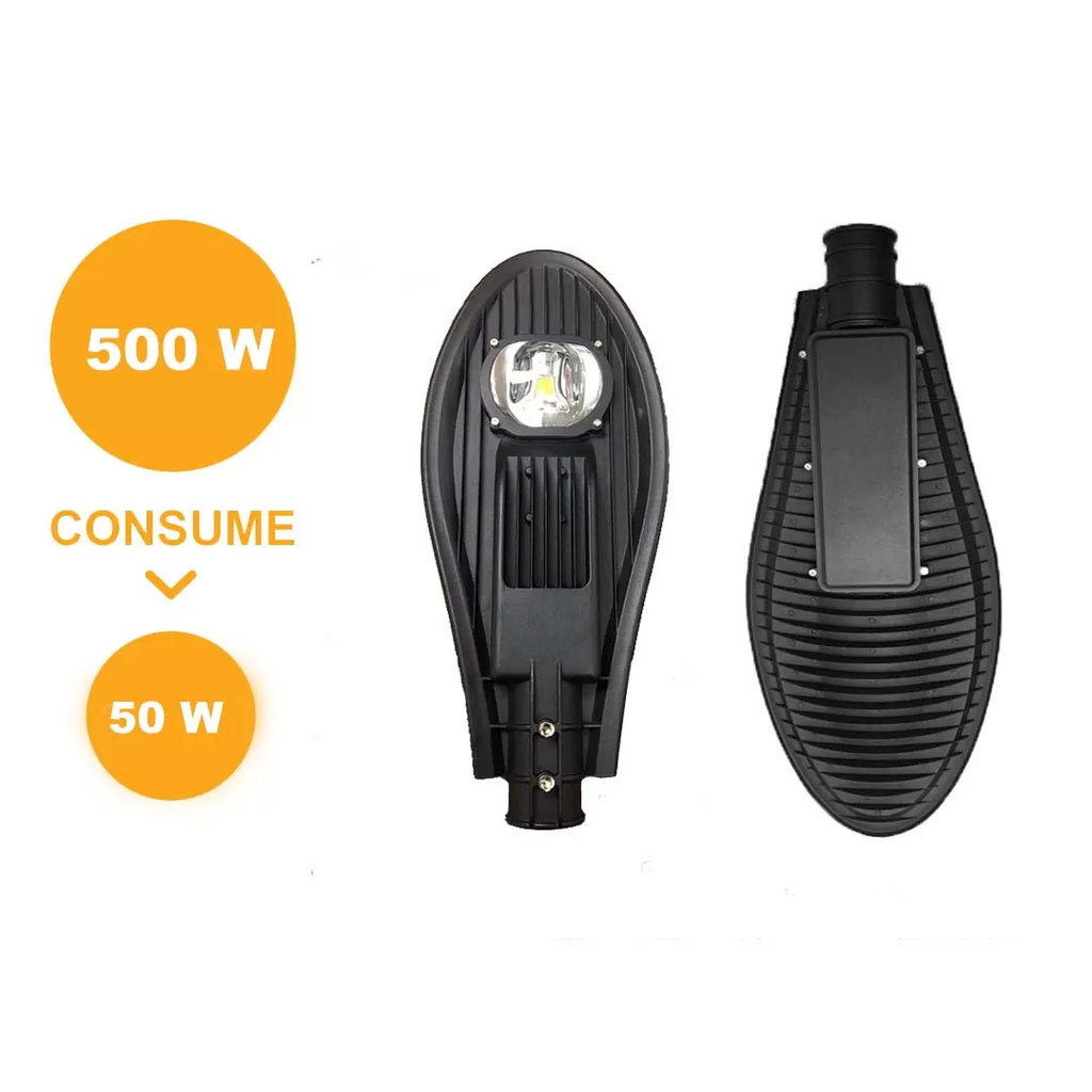 [LD-07V-0050-01A] ILV - LUIMARIA SUBURBANA OPTICA 50w PC ALUMINIO IP67 2ANOS GAR