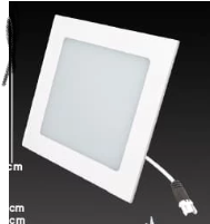 AKS-LUMINARIO SOBREPONER CUADRADO LED, LINEA ECO, 18W, LUZ BLANCA