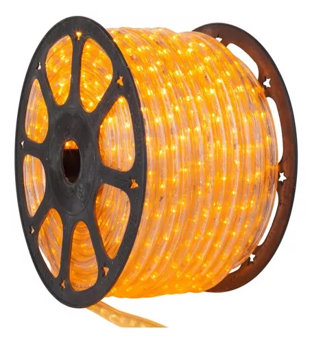 [DD-03V-07-10A-25M] ILV - 25m Manguera LED SMD5050 DORADA c/1 CLAVIJA