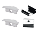 WIN- KIT PARA PERFIL ALUMINIO WPE-102 10 Tapas y 10 Clips
