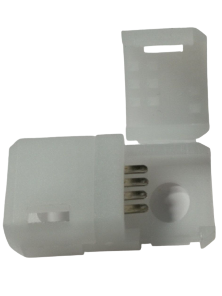 [COP-4PIN-RGB-ILVx2] 2pz Conectores De Empalme Con Broche Para Manguera Ilv RGB
