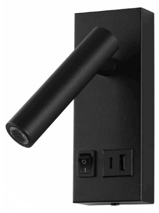 [ADE-038] INN- LUMINARIA LED LECTURA PUERTOS USB BLANCO FRÍO