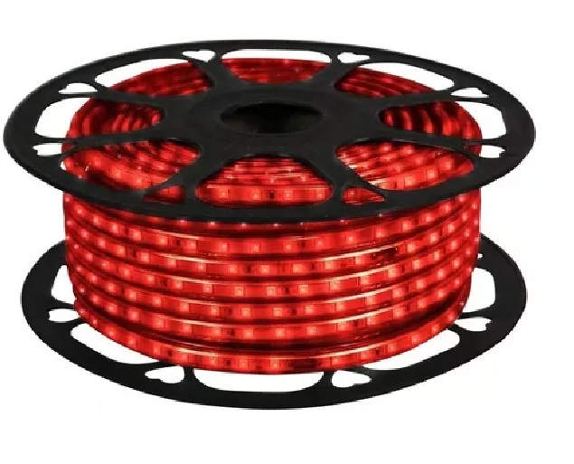 [DD-03V-07-04A-25M] ILV - 25m Manguera LED SMD5050 350w ROJA c/1 CLAVIJA