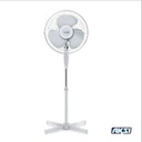 AKS -  VENTILADOR DE PEDESTAL BLANCO 3 VELOCIDADES 16" OSCILATORIO 50W