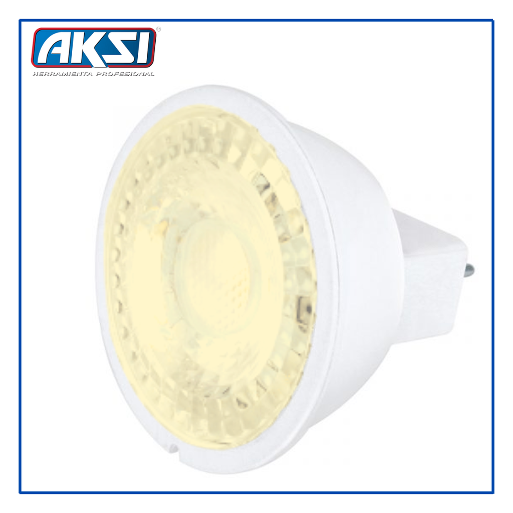4pzs Foco Led Tipo Gu10 127v 7w Marca Aksi Potencia 7 W Blanco Cálido