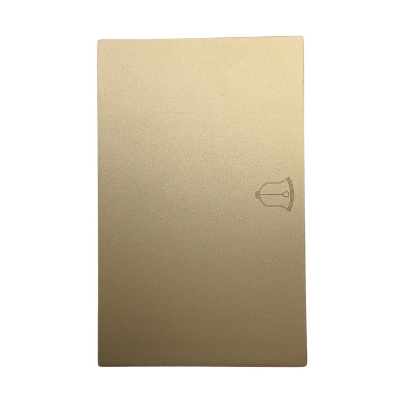 INN - PLACA LUXURY DE CONTACTO TIMBRE COLOR ORO