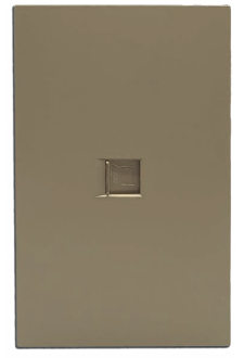 INN - PLACA LUXURY DE CONTACTO RED LAN TIPO RJ45 CAT5 COLOR ORO