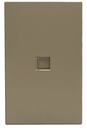 INN - PLACA LUXURY DE CONTACTO RED LAN TIPO RJ45 CAT5 COLOR ORO