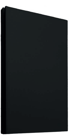 INN - PLACA LUXURY APAGADOR DE 1 INTERRUPTOR 3 VÍAS COLOR NEGRO