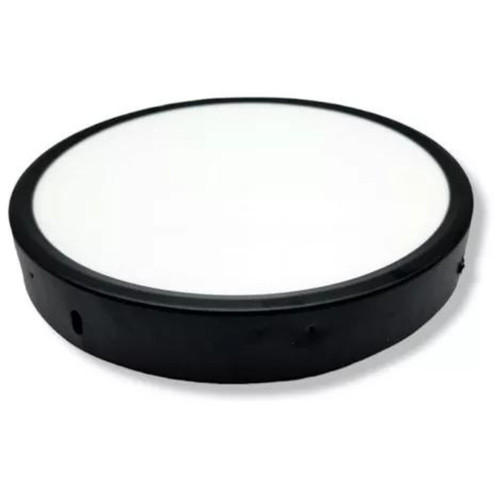 GEO - LED REDONDO 18W SOBREPONER NEGRO