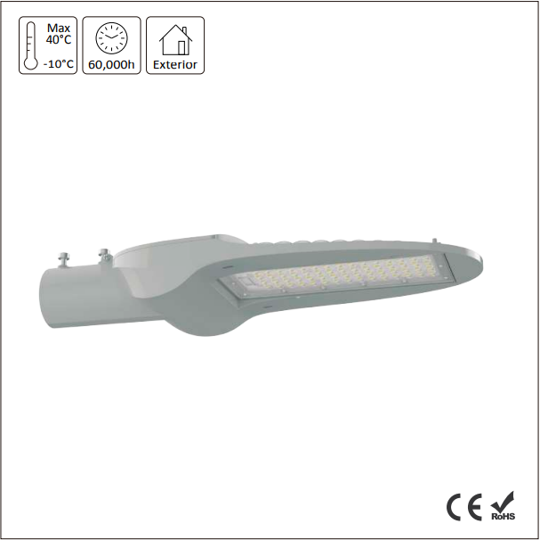 INN - LUMINARIA PARA MURO TIPO CALLE BLANCO FRÍO 60W