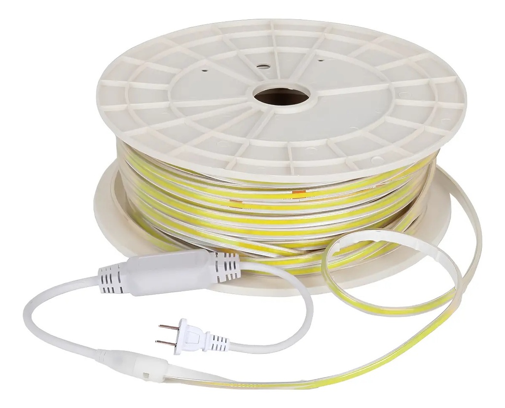 WIN- MANGUERA LED COB 288LEDs/M 25M EXTERIOR IP65 BLANCO CÁLIDO 3000K