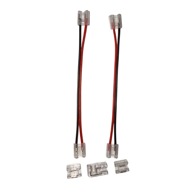 WIN- ACCESORIOS COPLE PARA TIRAS COB 8MM INCLUYE 5pzas