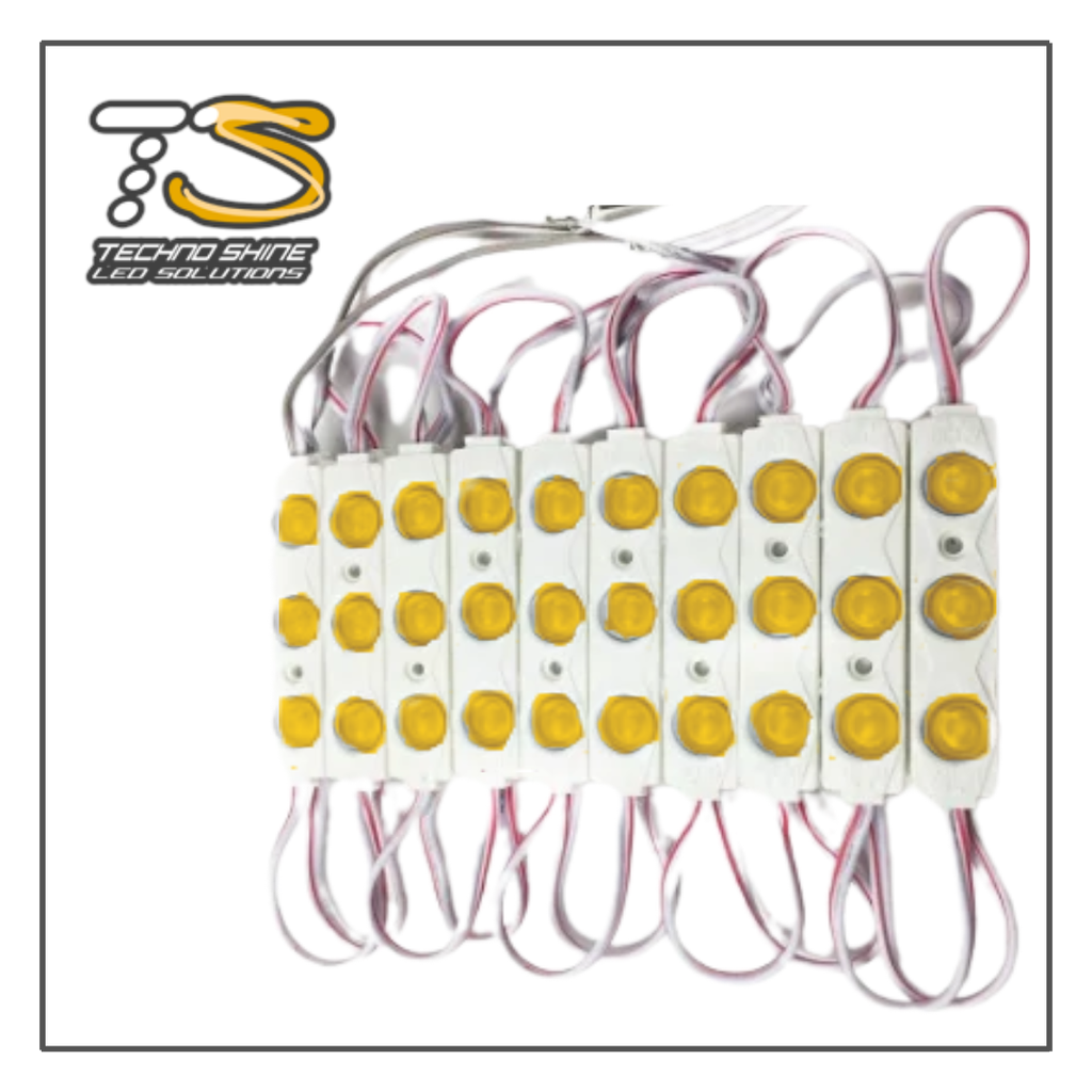 PAQUETE DE 40 MÓDULOS DE 3 LED SMD EXTERIOR BLANCO CÁLIDO